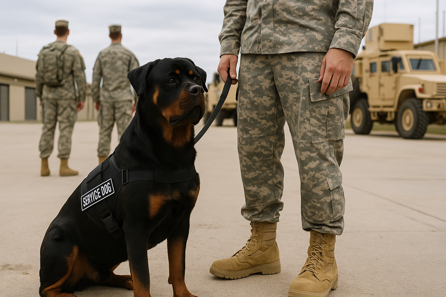 Service Dog: Military Trained Dogs