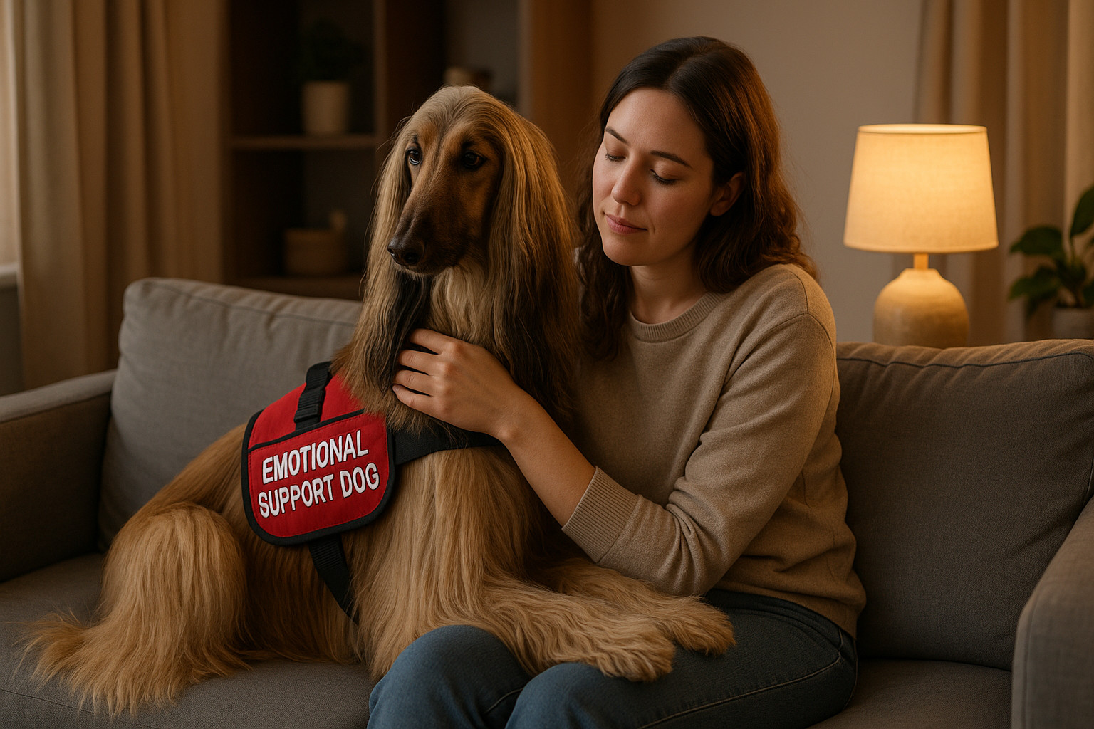 service dog breeds afghan hound emotional support dog