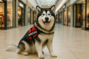 Alaskan Malamute as a Service Dog