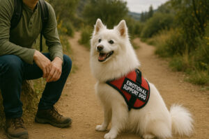 American Eskimo Dog as an Emotional Support Dog