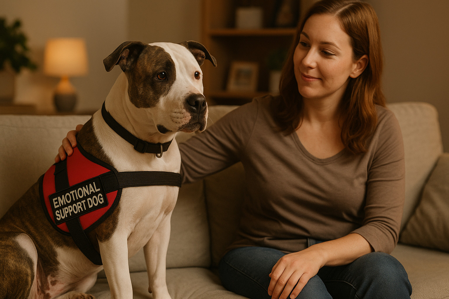 service dog breeds american staffordshire terrier emotional support dog