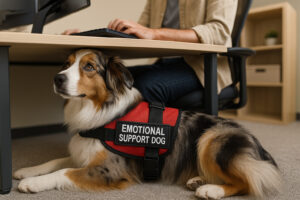 Australian Shepherd as an Emotional Support Dog
