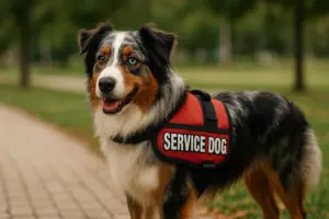 Australian Shepherd as a Service Dog