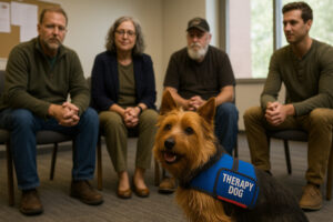 Australian Terrier as a Therapy Dog