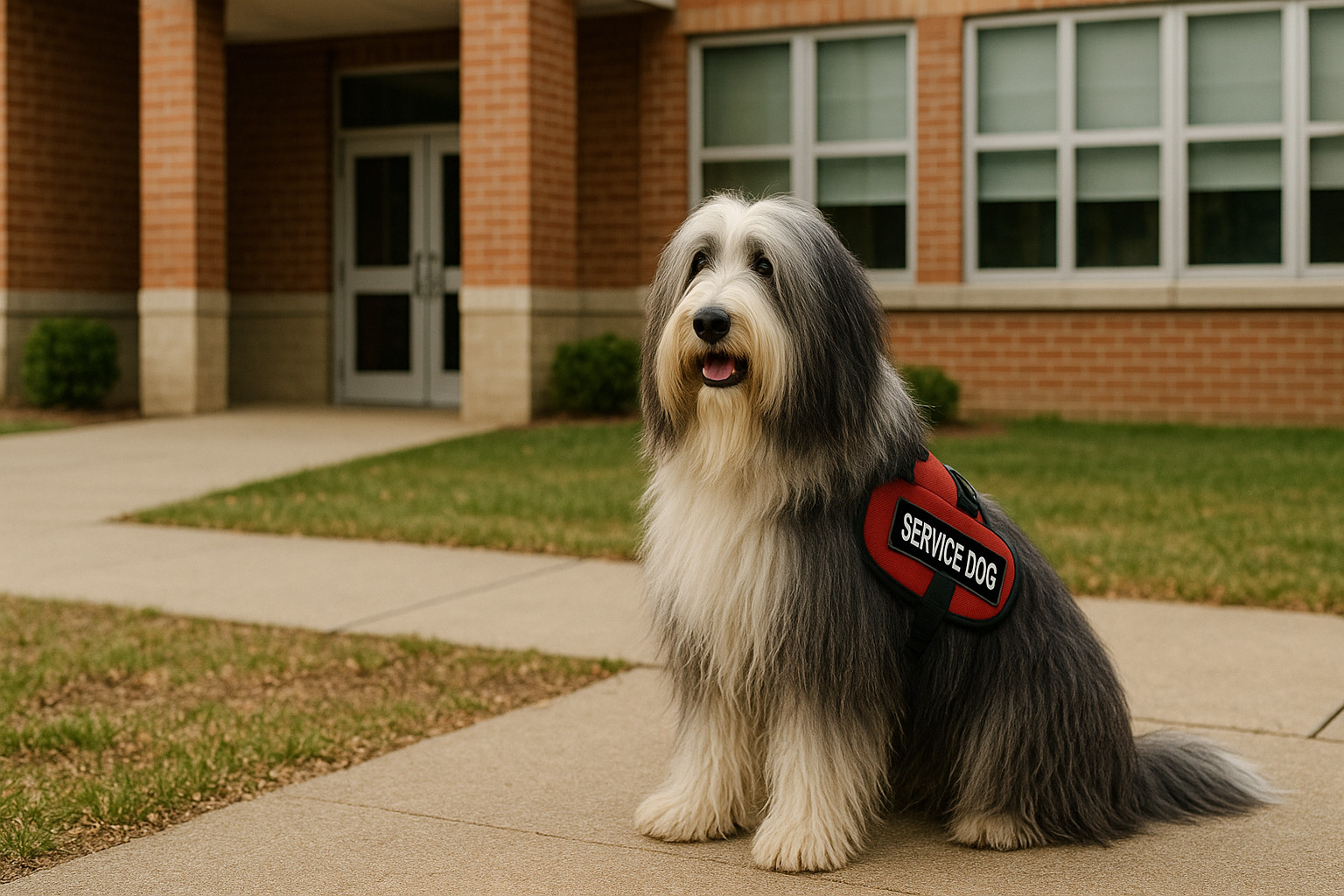 service dog breeds bearded collie service dog