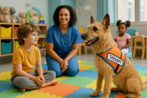 Belgian Laekenois as a Therapy Dog