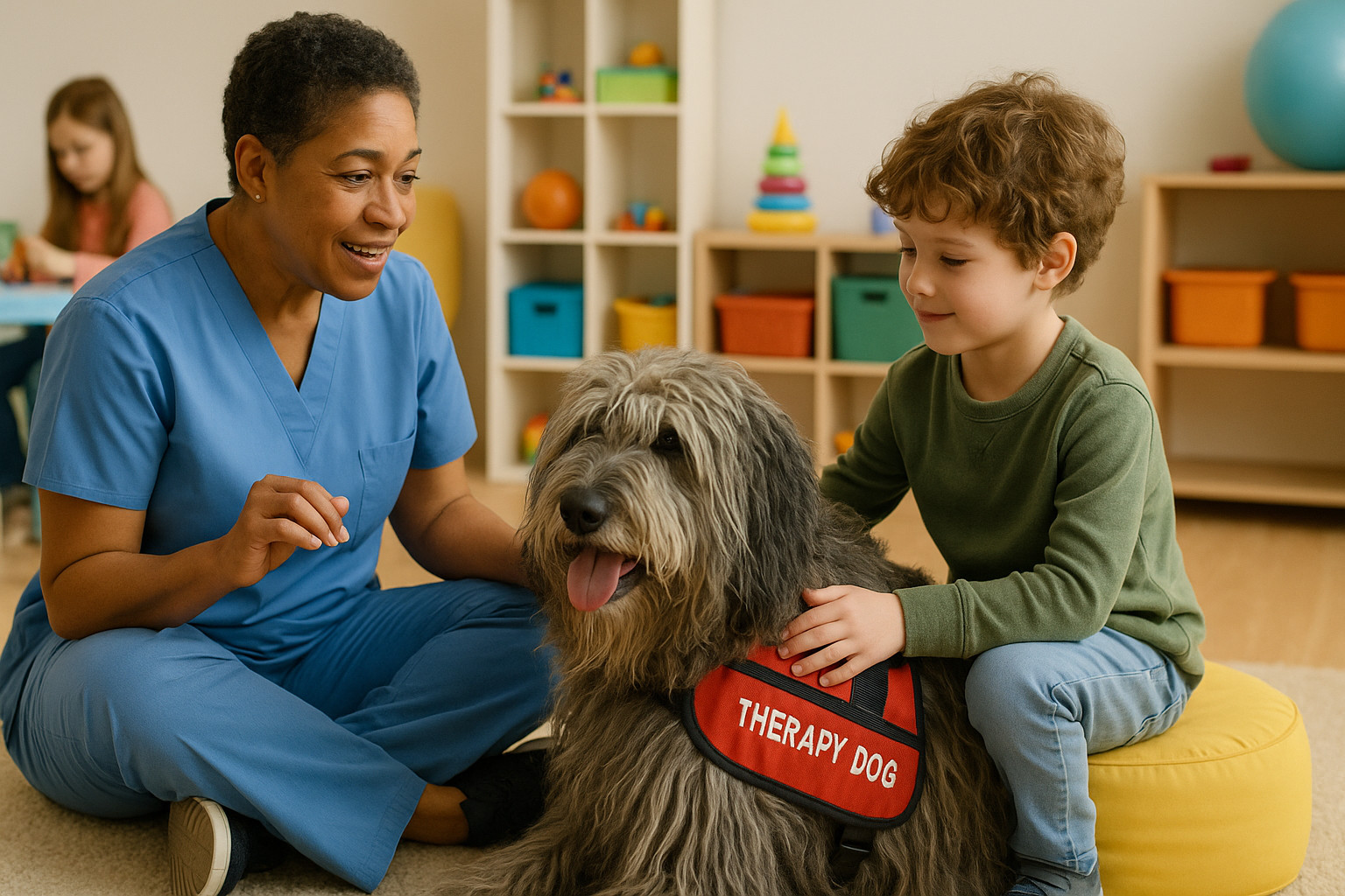 service dog breeds bergamasco sheepdog therapy dog