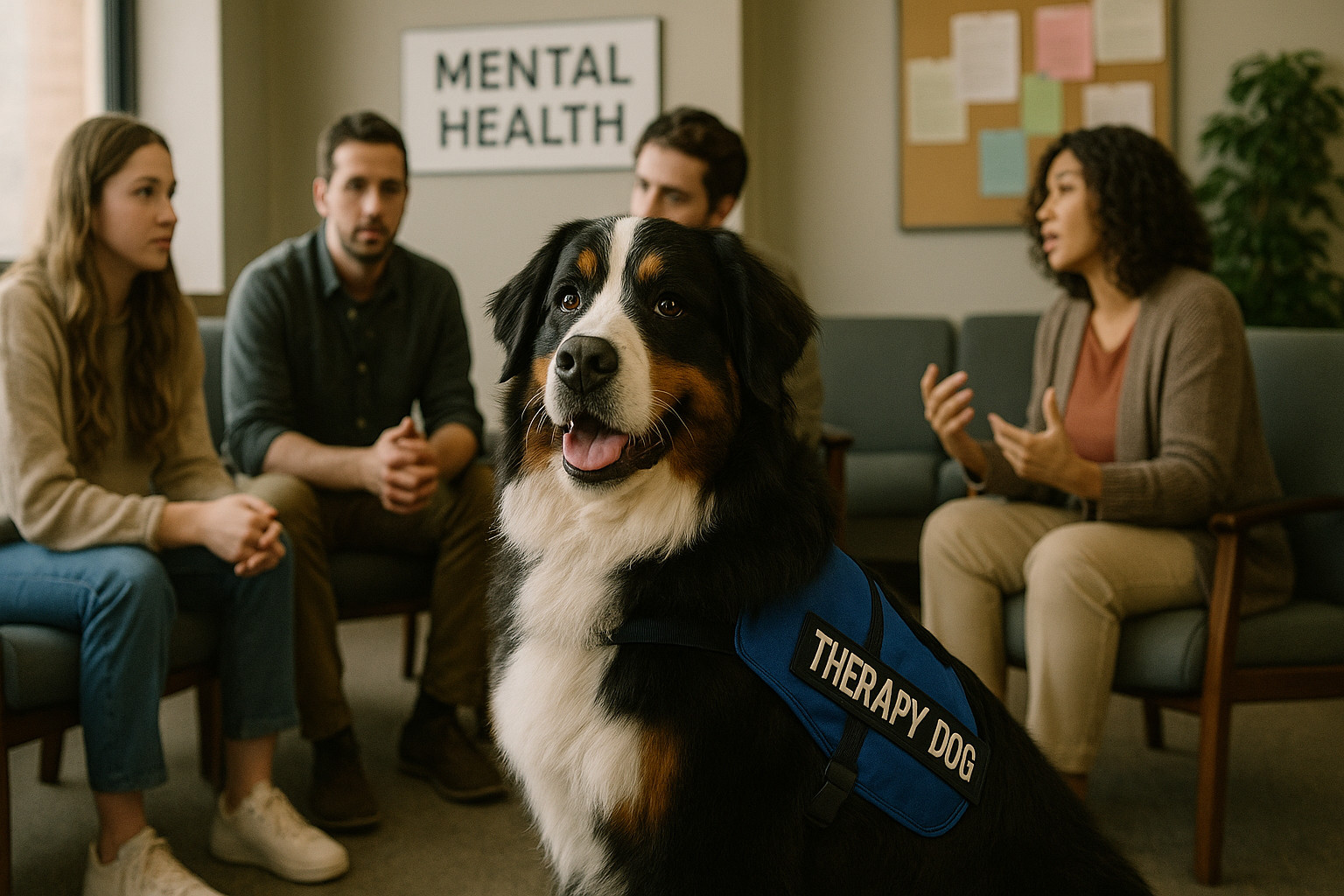 service dog breeds bernese mountain therapy dog