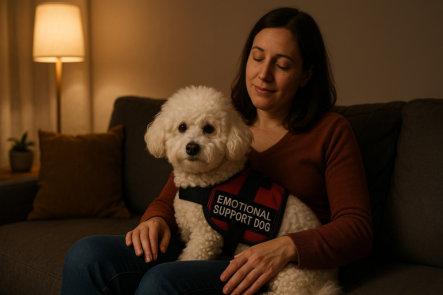 service dog breeds bichon frise emotional support dog