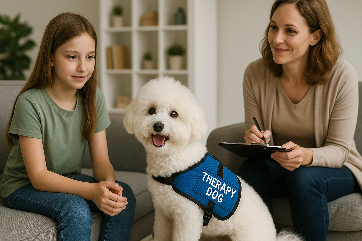 service dog breeds bichon frise therapy dog