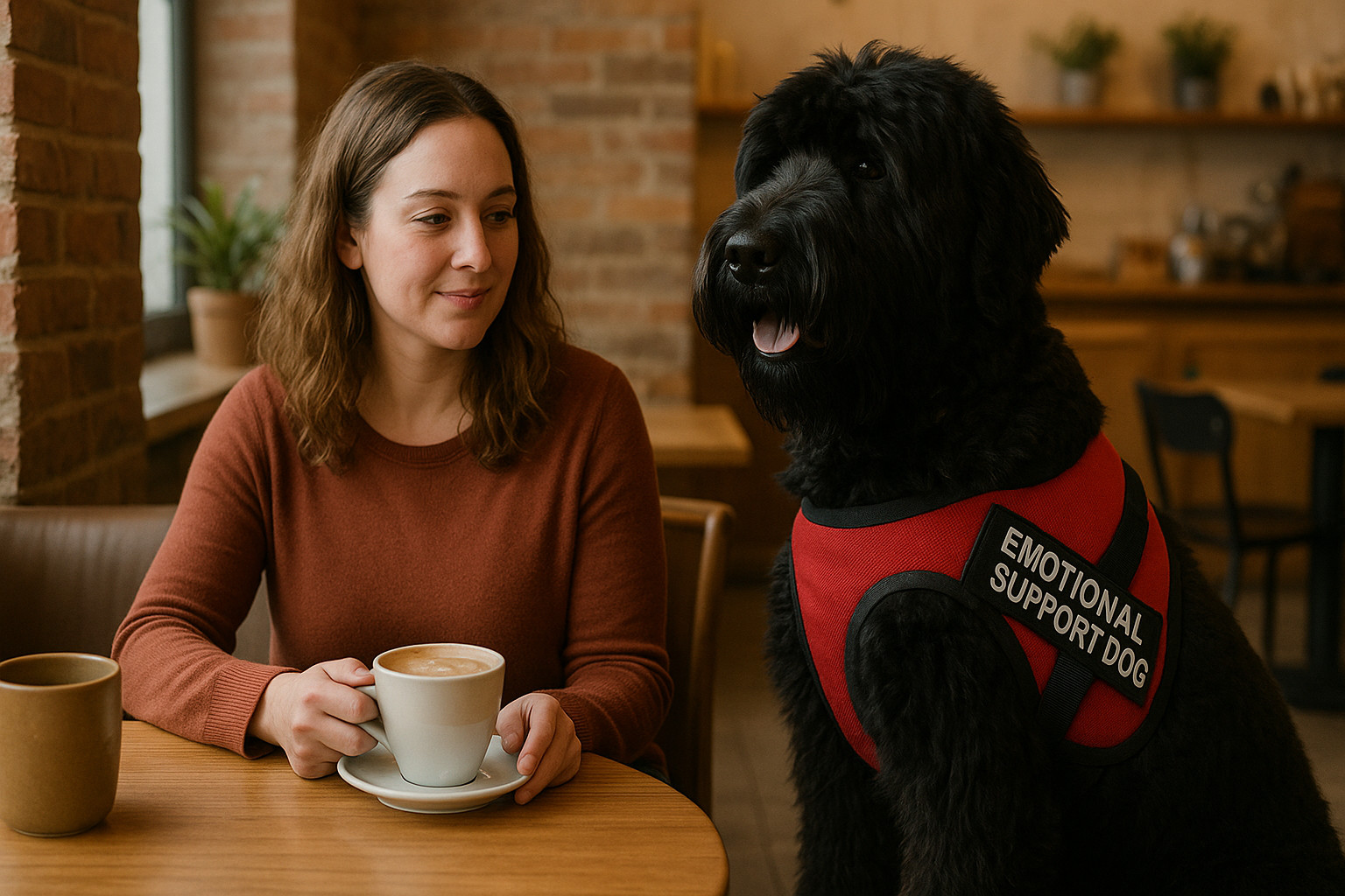 service dog breeds black russian terrier emotional support dog