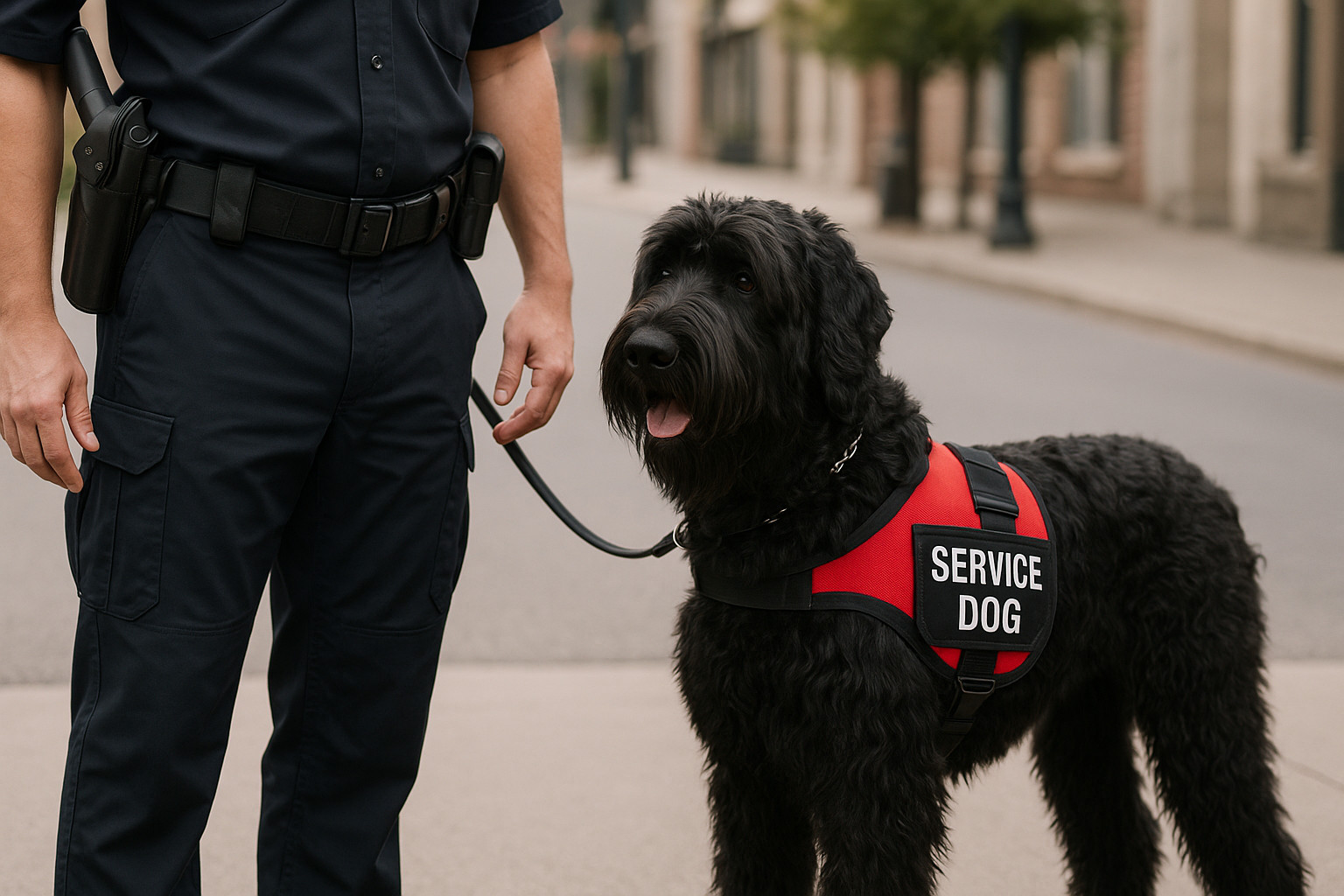 service dog breeds black russian terrier service dog
