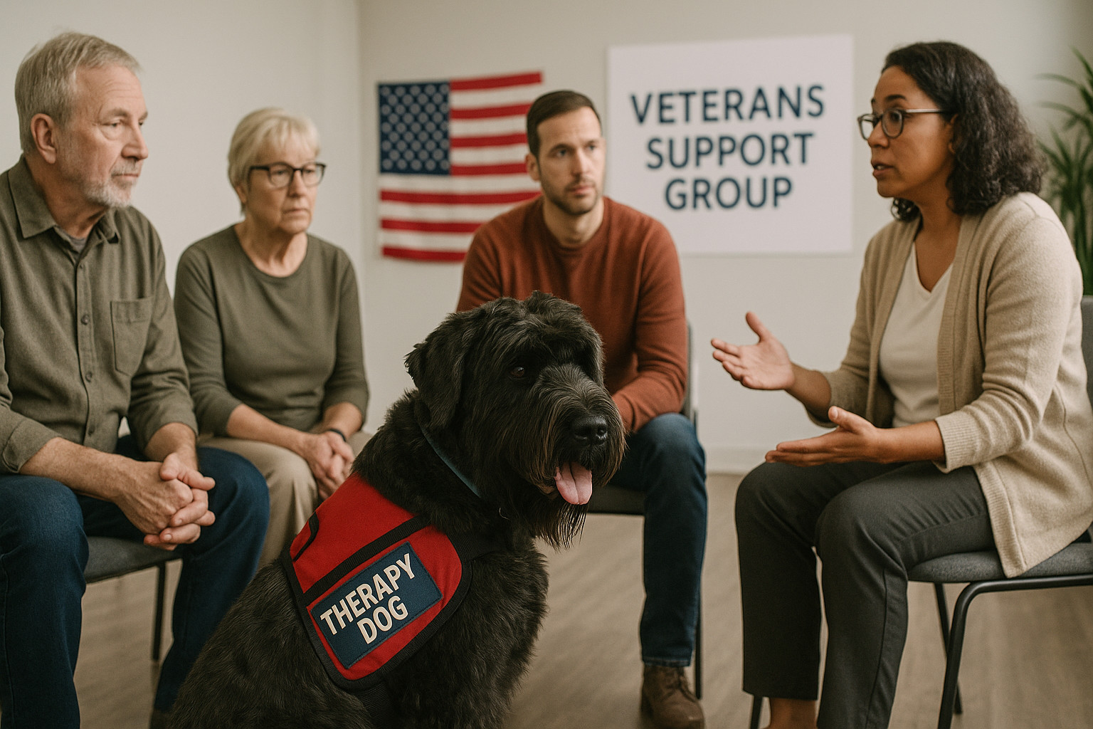 service dog breeds black russian terrier therapy dog