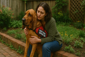 Bloodhound as an Emotional Support Dog
