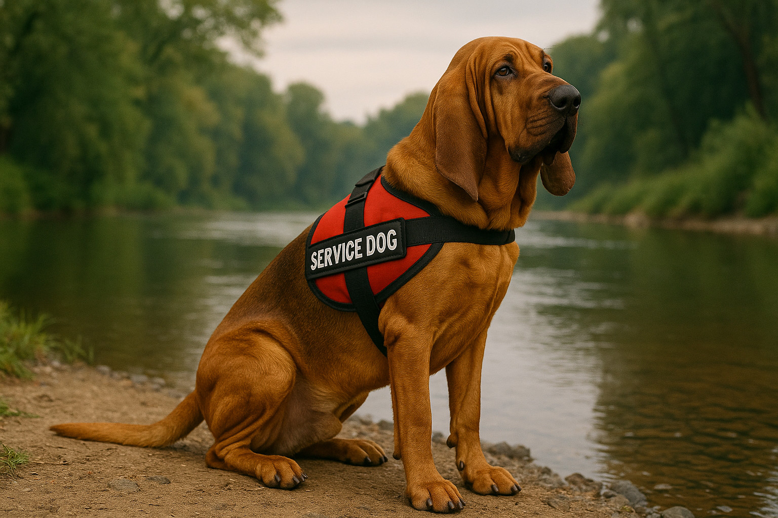 service dog breeds bloodhound service dog