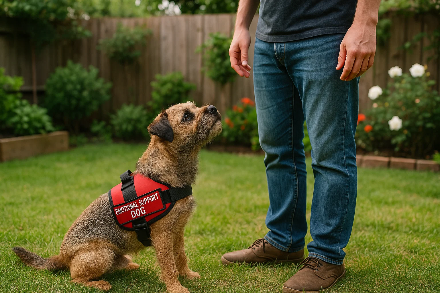 service dog breeds border terrier emotional support dog