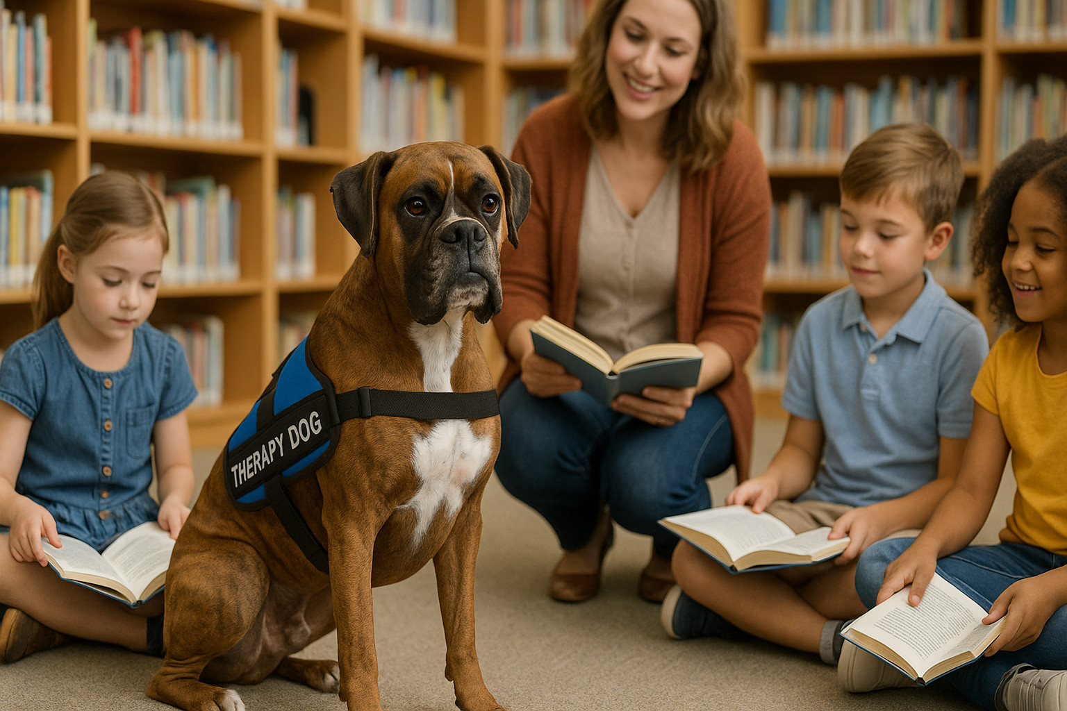 service dog breeds boxer therapy dog