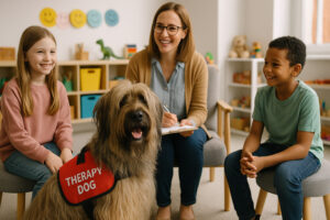 Briard as a Therapy Dog