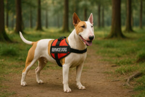 Bull Terrier as a Service Dog