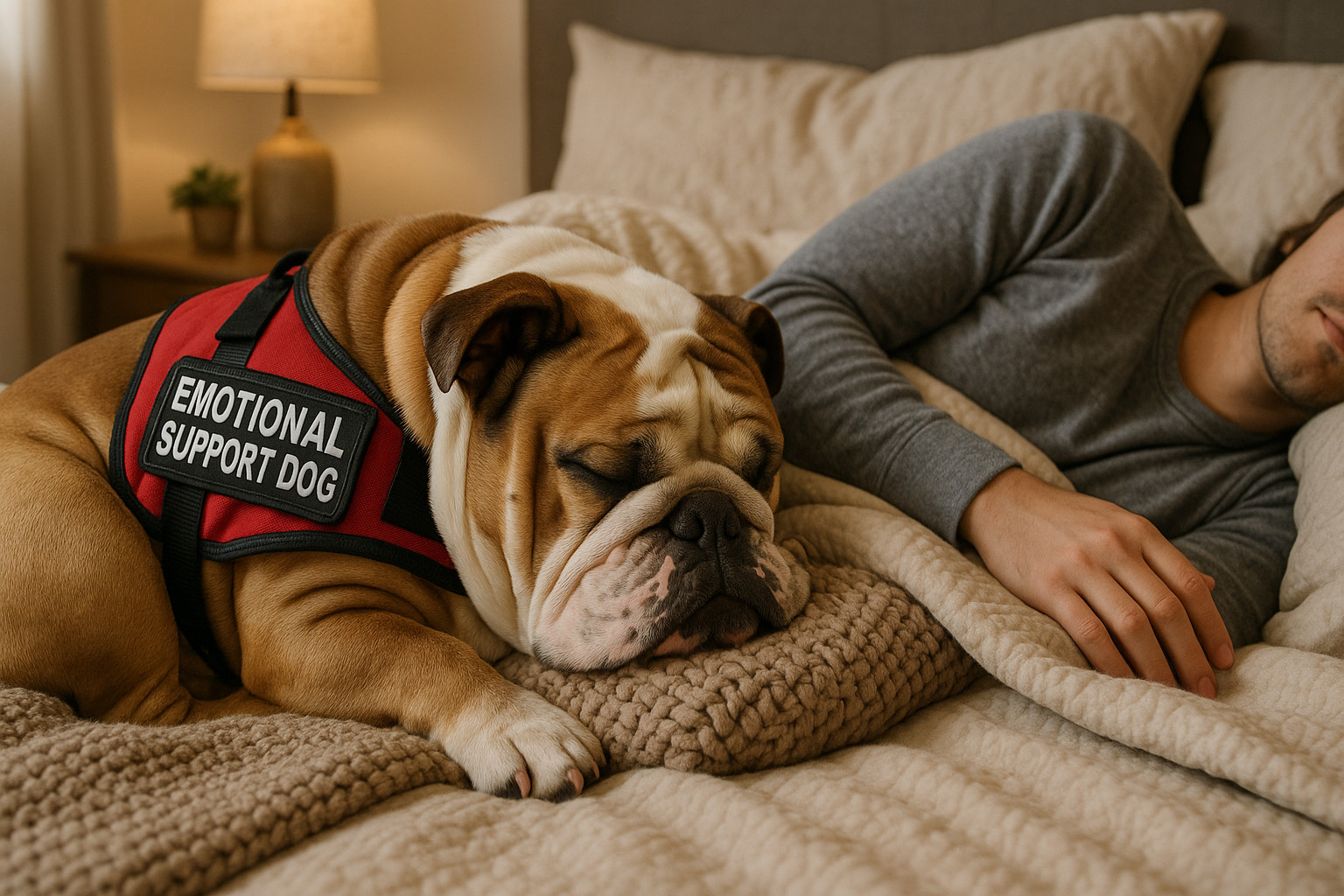 service dog breeds bulldog emotional support dog