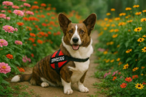 Cardigan Welsh Corgi as a Service Dog