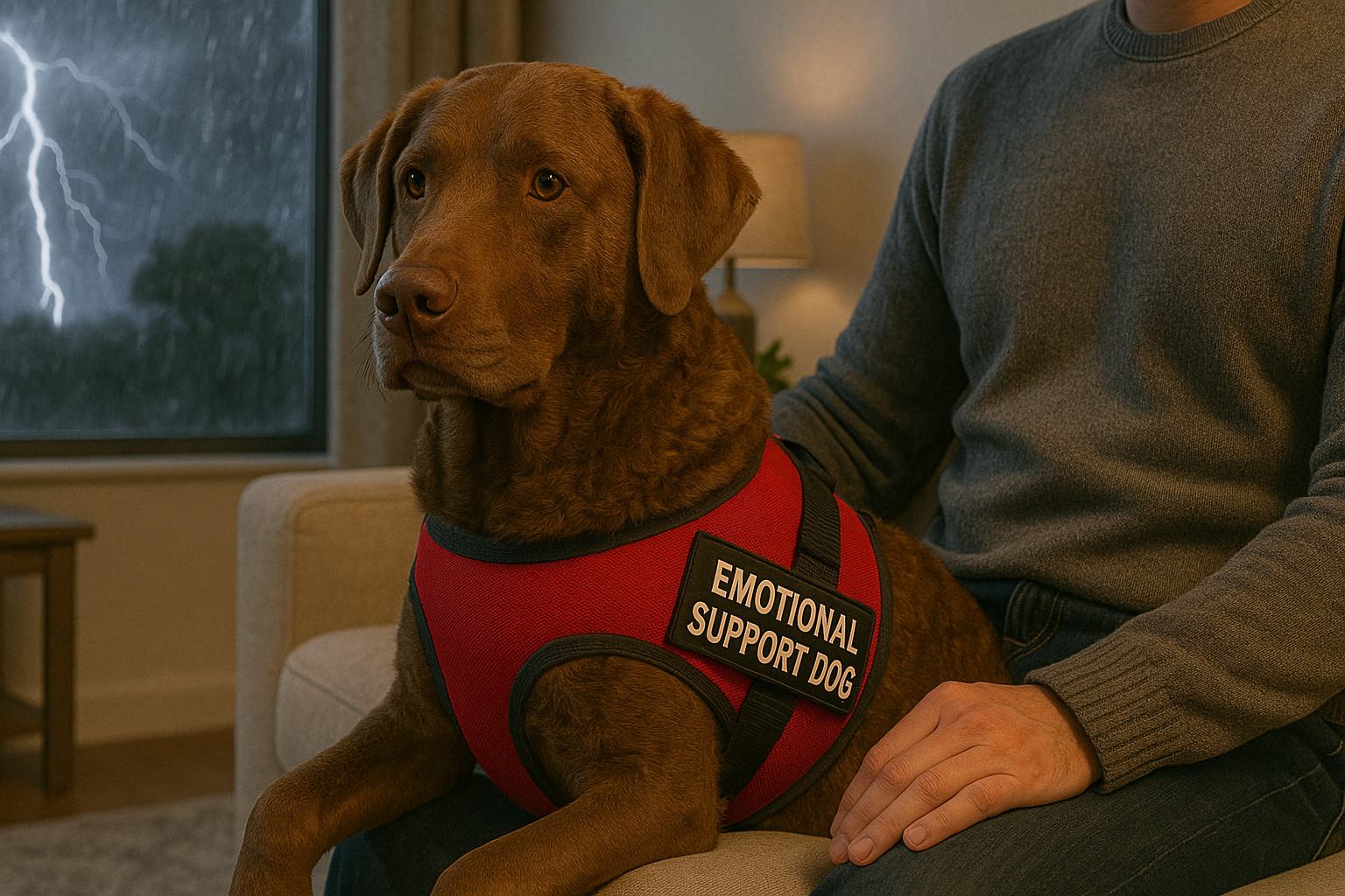service dog breeds chesapeake bay retriever emotional support dog