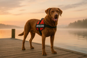 Chesapeake Bay Retriever as a Service Dog