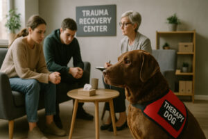 Chesapeake Bay Retriever as a Therapy Dog