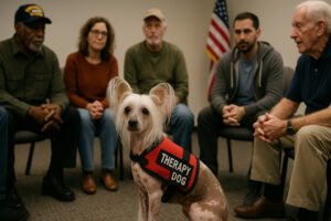 Chinese Crested as a Therapy Dog