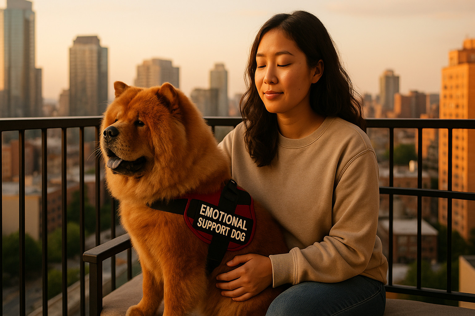 service dog breeds chow chow emotional support dog