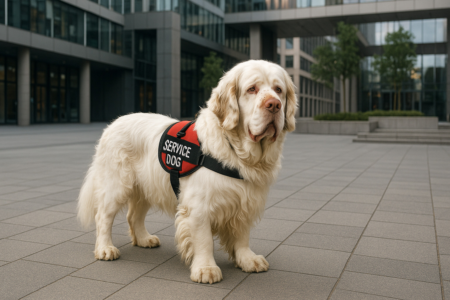 service dog breeds clumber spaniel service dog