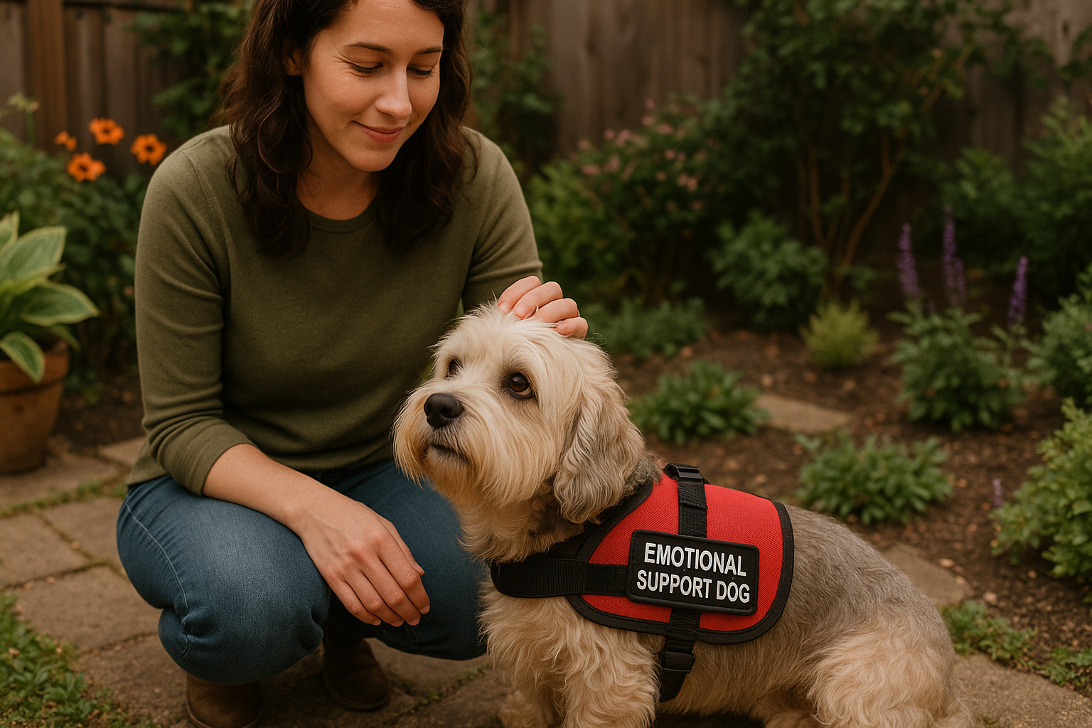 service dog breeds dandie dinmont terrier emotional support dog