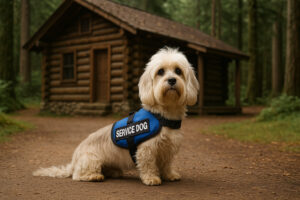 Dandie Dinmont Terrier as a Service Dog