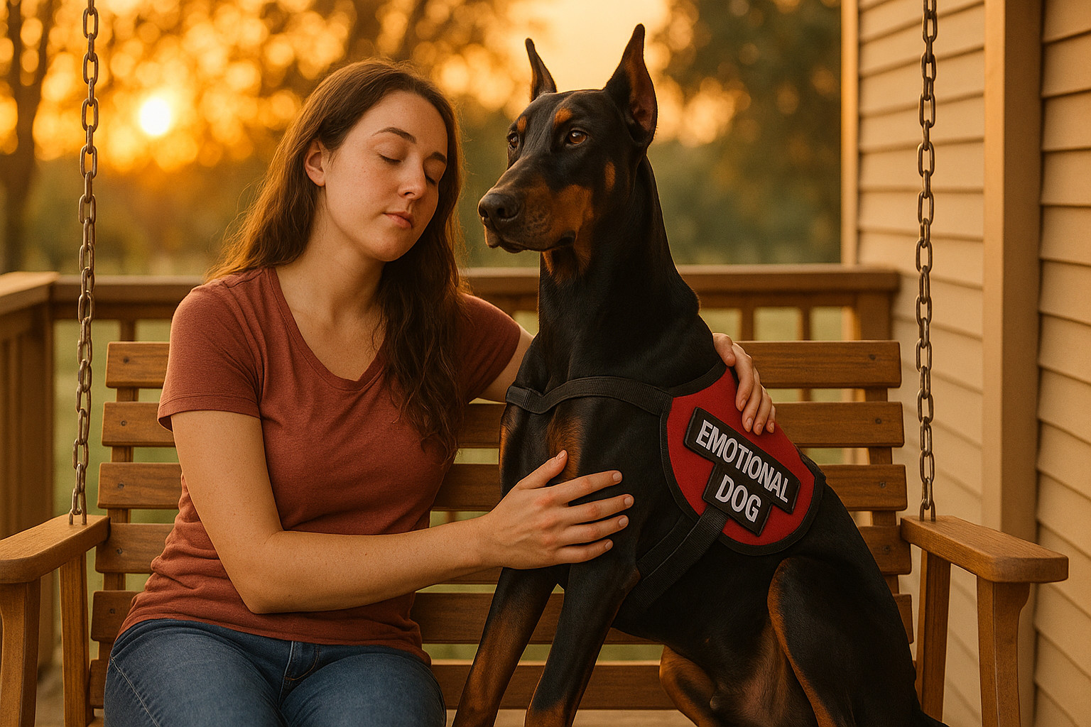 service dog breeds doberman pinscher emotional support dog