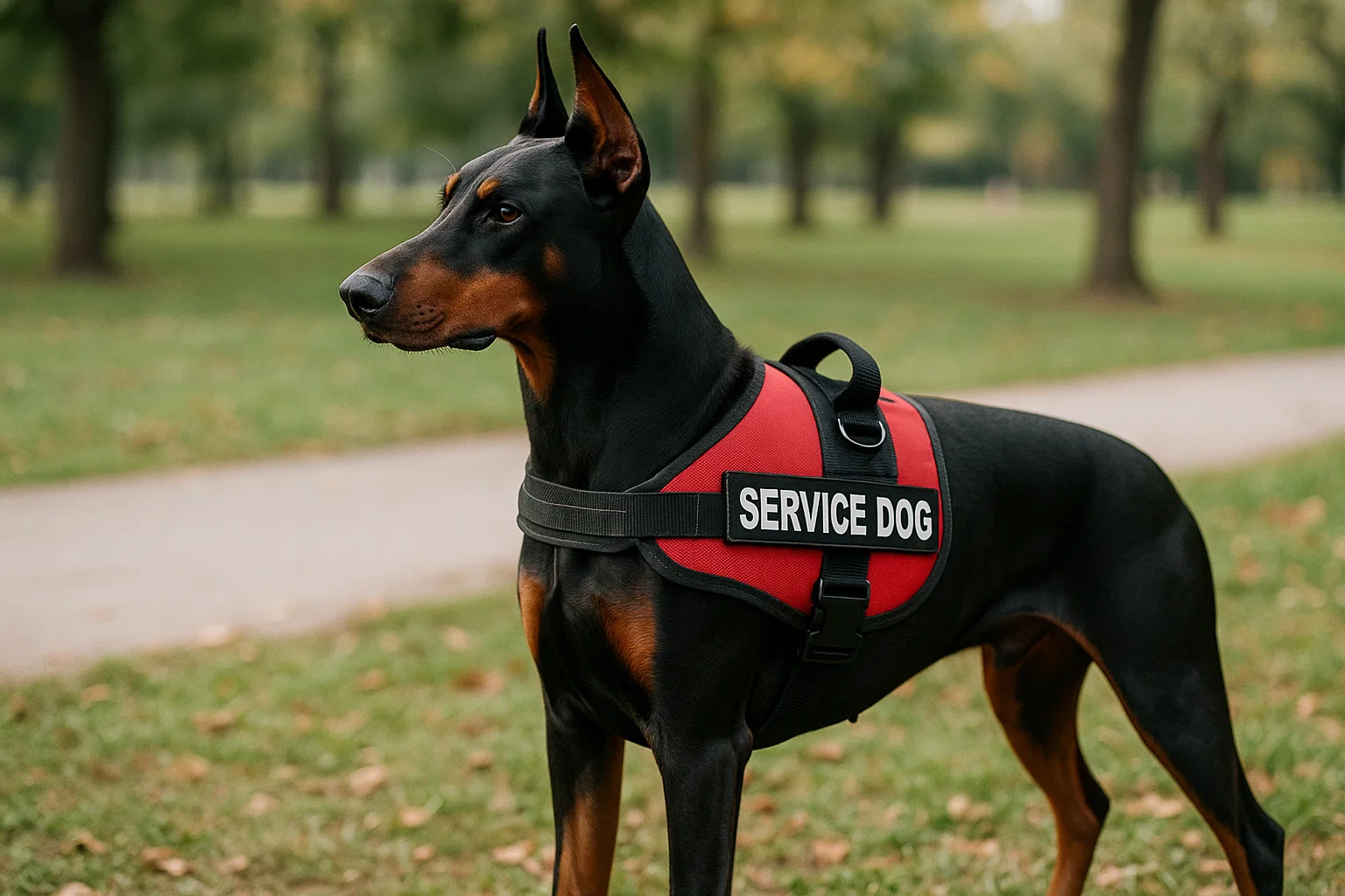 service dog breeds doberman pinscher service dog
