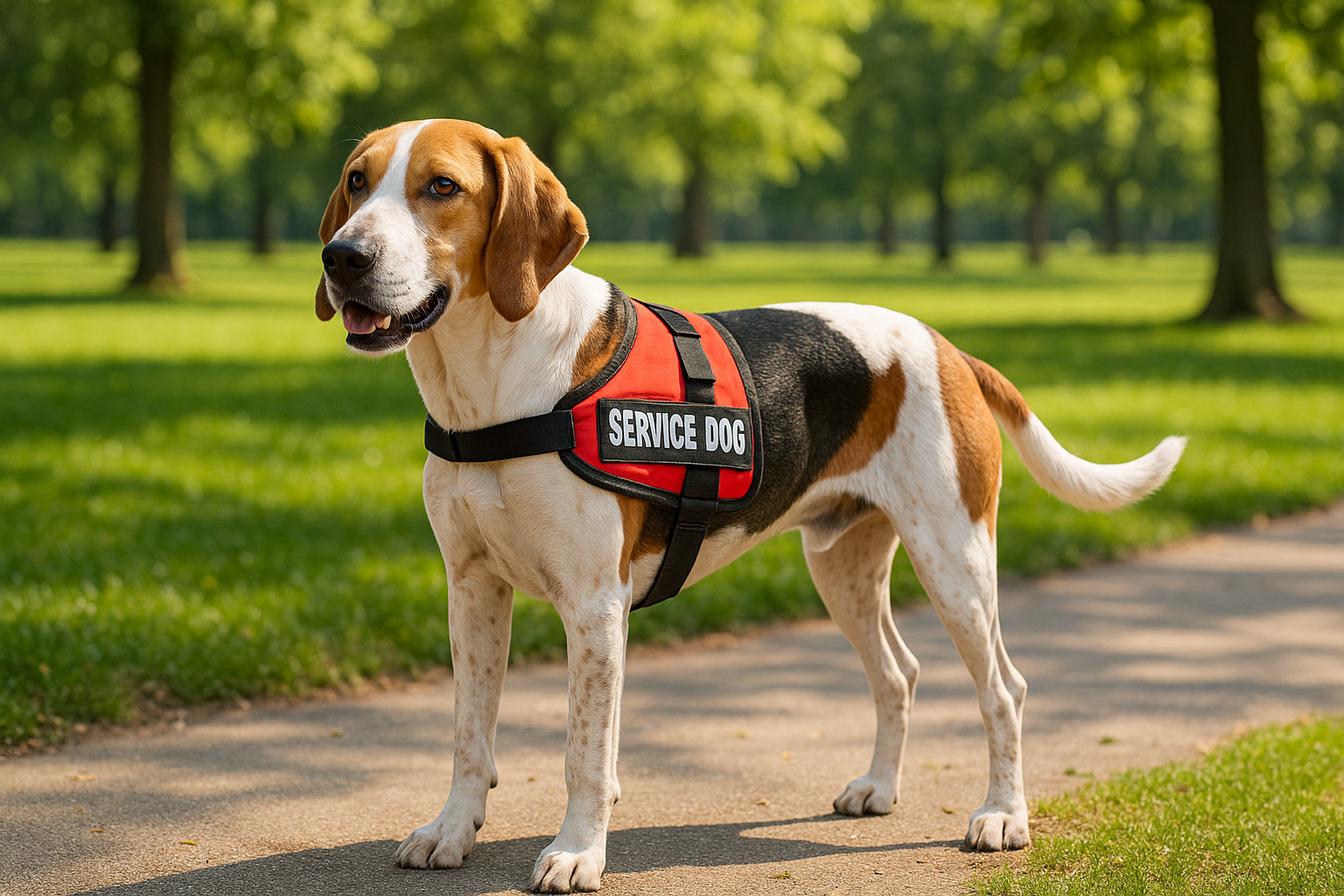 service dog breeds english foxhound service dog