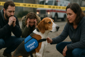 English Foxhound as a Therapy Dog