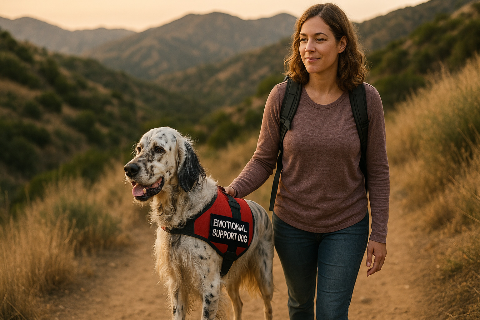service dog breeds english setter emotional support dog