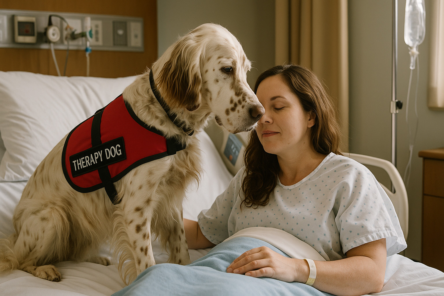 service dog breeds english setter therapy dog
