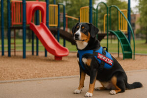 Entlebucher Mountain Dog as a Service Dog