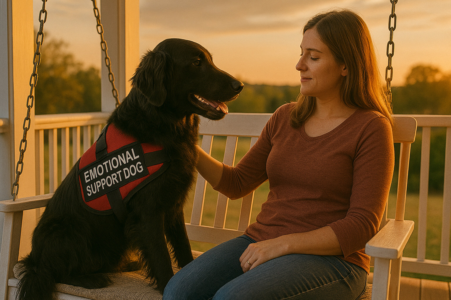 service dog breeds flat coated retriever emotional support dog