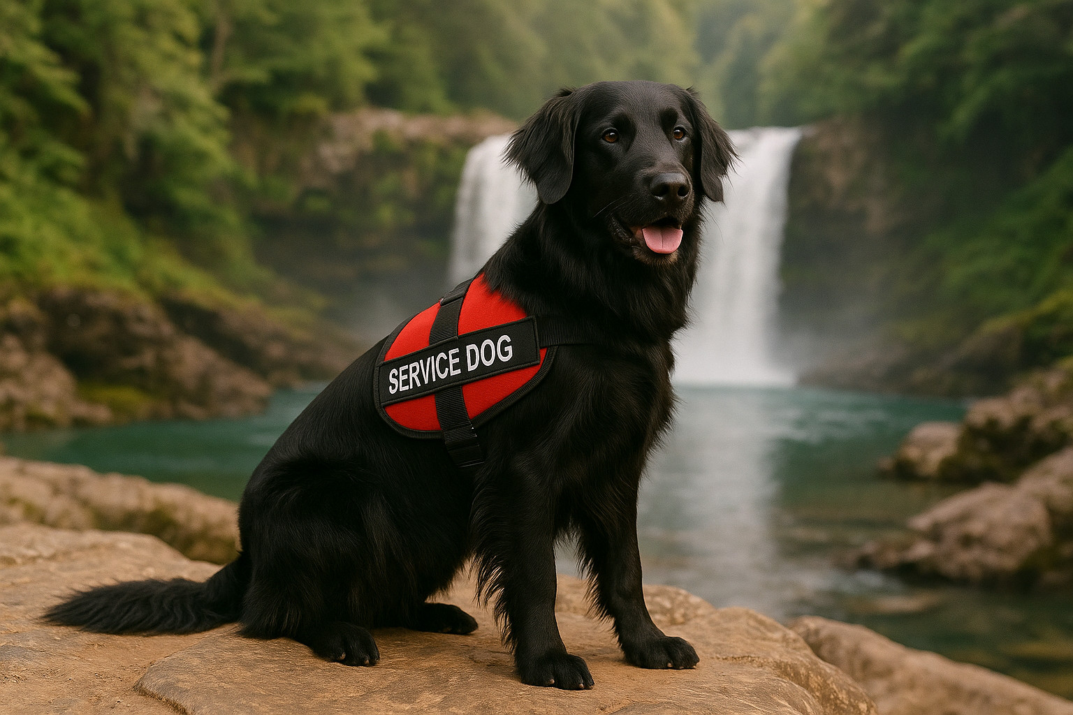 service dog breeds flat coated retriever service dog