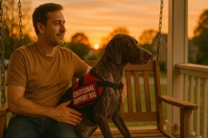 Pointer as an Emotional Support Dog