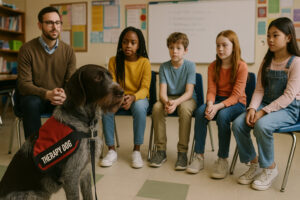 Pointer as a Therapy Dog