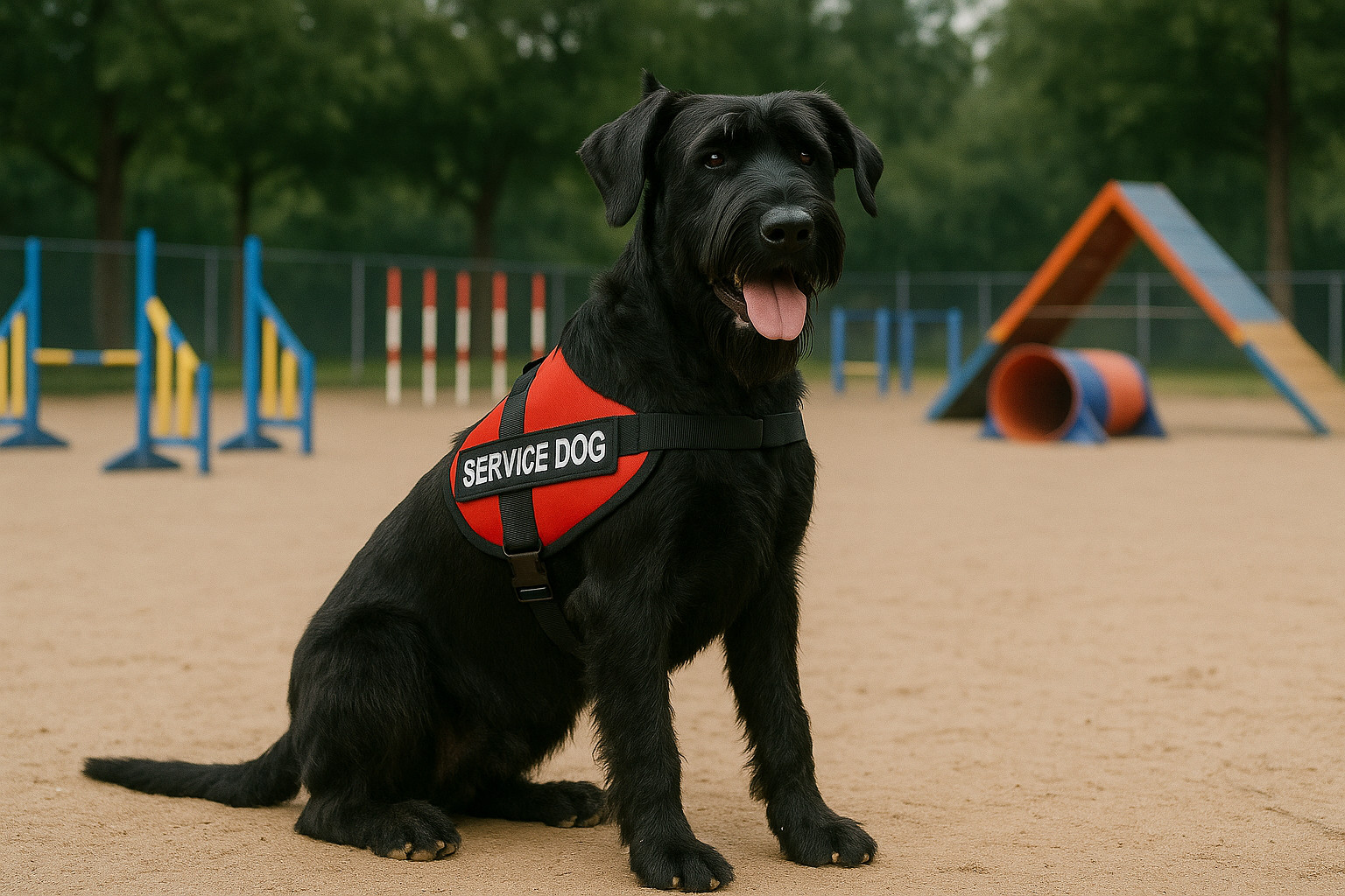 service dog breeds giant schnauzer service dog