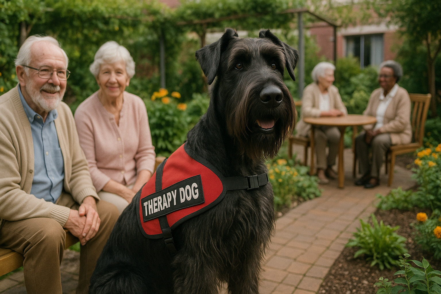 service dog breeds giant schnauzer therapy dog