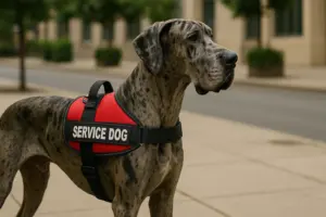 Great Dane as a Service Dog