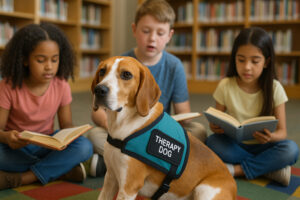 Harrier as a Therapy Dog