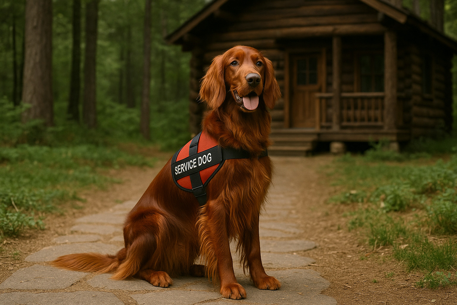 service dog breeds irish setter service dog