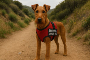 Irish Terrier as an Emotional Support Dog
